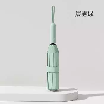 New automatic vinyl umbrella weather and rain dual-purpose three-fold sun umbrella folding sunscreen umbrella plus