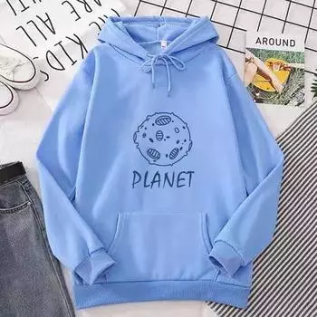 New autumn and winter letter printed hoodies sweatshirts for men and women Korean style trendy and versatile tops for women S