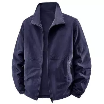 New Autumn and Winter Men s Casual Jacket Jacket Young Collar Jacket Loose Plus Size Jacket M