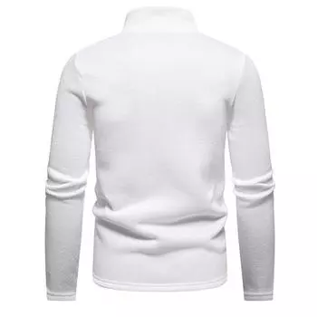 New Autumn and Winter Men s Zipper Cardigan Sweatshirt Men s Turtleneck Casual Sweatshirt S