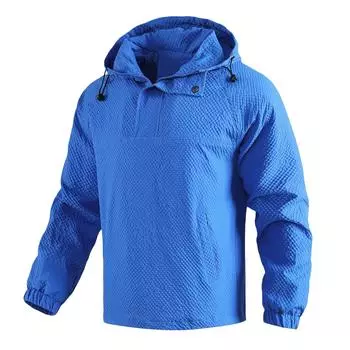 New Autumn and Winter New Hooded Outdoor Sports and Leisure Loose Pullover Jacket Coat S