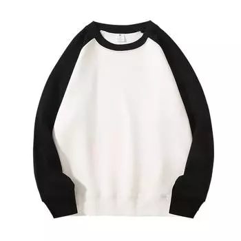 New Autumn Couple Splicing Shoulder Sweater T-Shirt Men s Pullover Sweatshirt M