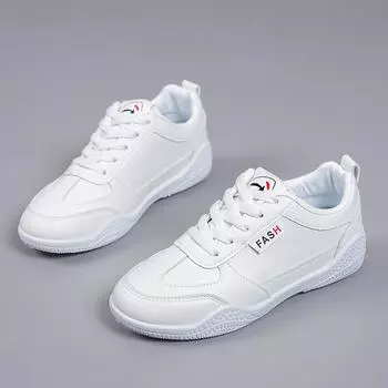 New autumn little white shoes women s versatile casual shoes board shoes soft sole breathable sports running shoes 35
