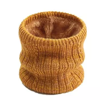 Новый осенне-зимний мужской женский флисовый шарф-кольцо, детский шейный платок для детей, лыжный трикотажный чехол для шеи, теплый воротник One Size