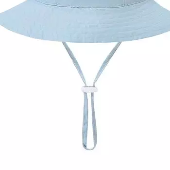 New Baby Bucket Cute Infant Bear Sun Hat For 3-12 Months Baby, Sky Blue