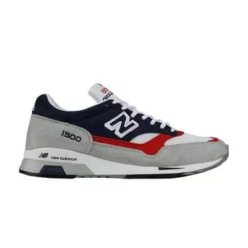 New Balance 1500 Made in England Серые Темно-красные мужские кроссовки Белые M1500GWR