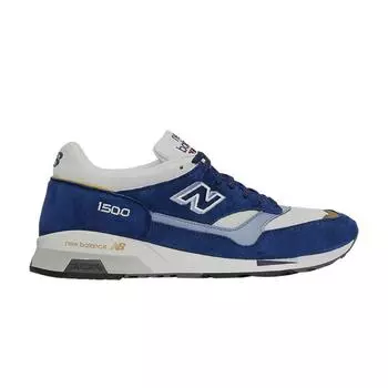 New Balance 1500 Made in England Синие кроссовки унисекс Бело-серые M1500PWT 41.5