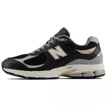 New Balance 2002R Black Sea Salt Gold Metallic Unisex Sneakers M2002RPO 43