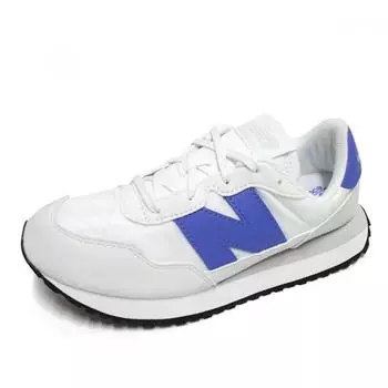New Balance 237 Women S SneakerS SneakerS White Blue gS237bq GS237BQ:235mm(US5.5)