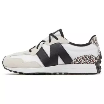 New Balance Детские кроссовки 327 Big Kid Leopard Белый Черный Moonbeam GS327SE 37