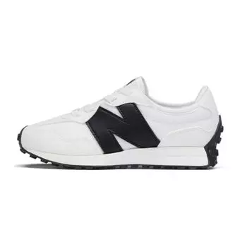 New Balance 327 Bungee Lace Little Kid Бело-черные детские кроссовки PH327CWB 28