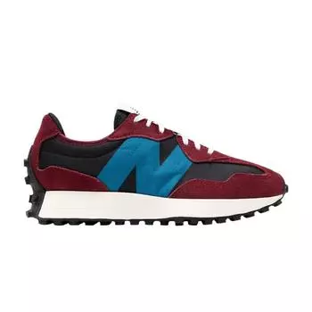 New Balance 327 Burgundy Light Rouge Wave Женские кроссовки Красный Классический-Бордовый WS327CA 37