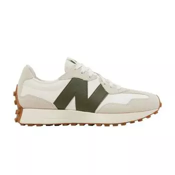 New Balance 327 Oatmeal Oak Green Кроссовки унисекс Кремовые Moonbeam Off-White MS327ASN 36