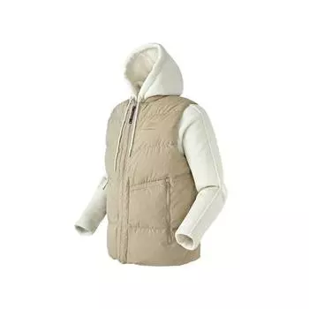 New Balance 3in1 флисовая куртка-пуховик Nbnpc41313 хаки P2310 с капюшоном на молнии и подкладкой NBNPC41313KHAKI90