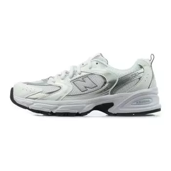 Детские кроссовки New Balance 530 Big Kid белые серебристые GR530AD 37
