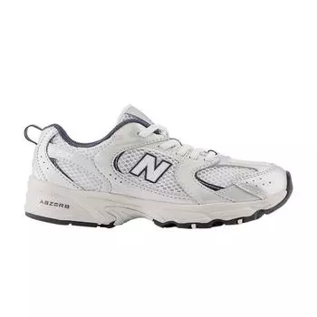 New Balance 530 Bungee Little Kid Summer Fog Темно-синие детские кроссовки Серый Nimbus-Cloud PZ530KA