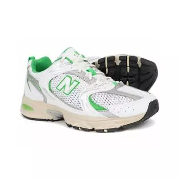 New Balance 530 Кроссовки Белые Зеленые Серебристые MR530EC225