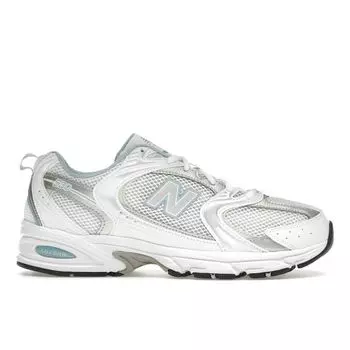 New Balance 530 White Chrome Blue Unisex Sneakers Silver-Metallic MR530SGB 38.5