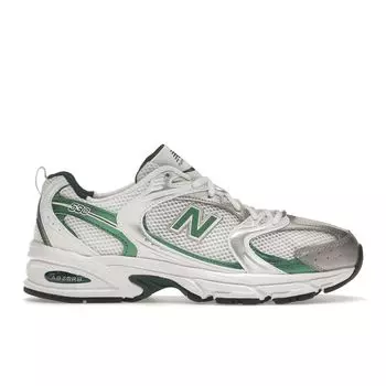 New Balance 530 White Nightwatch Зеленые кроссовки унисекс MR530ENG 36