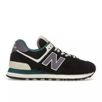 New Balance 574 Черные Фиолетовые Бирюзовые Кроссовки Унисекс Синие U574LV2 40.5