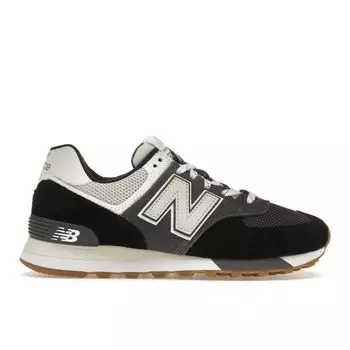 New Balance 574 Черные женские кроссовки Marblehead WL574PQ2