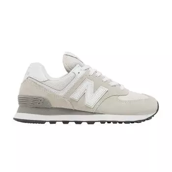 New Balance 574 Core Pack — женские кроссовки Nimbus Cloud серо-белые WL574EVW 35