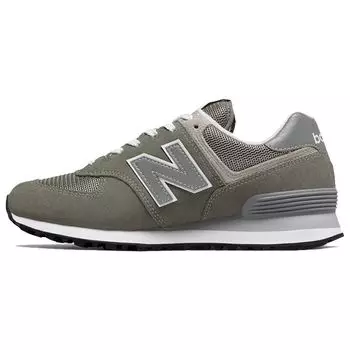 New Balance 574 Core Серые женские кроссовки белые WL574EG