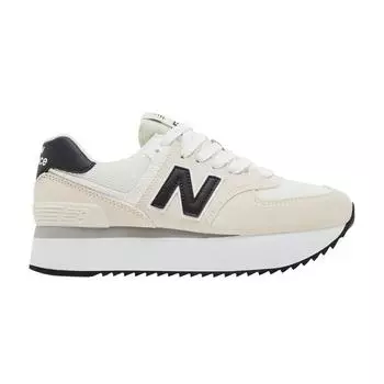 New Balance 574+ Linen Phantom женские кроссовки кремовые морская соль WL574ZAH 36