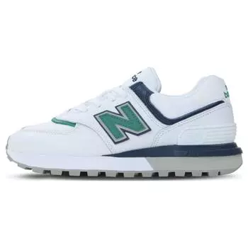 New Balance 574 Legacy белые желтые зеленые мужские кроссовки U574LGBE 38.5