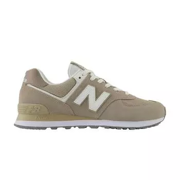 New Balance 574 Light Mushroom унисекс кроссовки коричневые керамические белые U574ESF 36