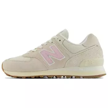 New Balance 574 Linen Century Pink Gum женские кроссовки кремовые Mid-Century-Pink Sea-Salt WL574GU2 36.5