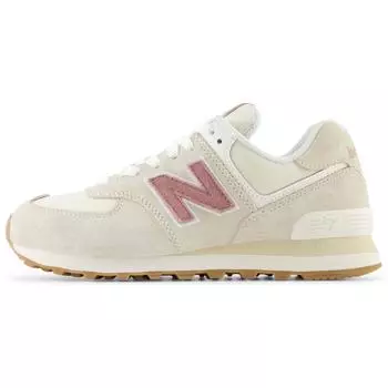 New Balance 574 Linen Rosewood Мужские кроссовки кремовые WL574QC2 40