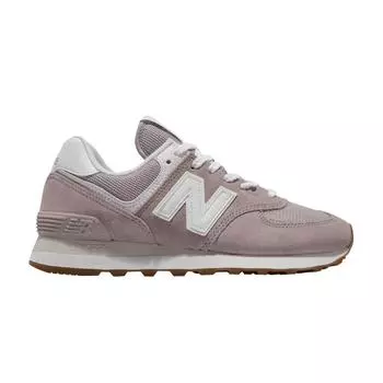 New Balance 574 Logwood Женские кроссовки коричнево-белые WL574PA2 36