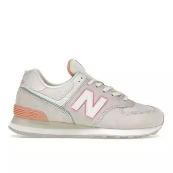New Balance 574 Nimbus Cloud Peach Glaze Женские кроссовки Серые WL574CJ2 35