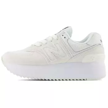 New Balance 574+ Sea Salt Black Women Sneakers Cream WL574ZBJ 40
