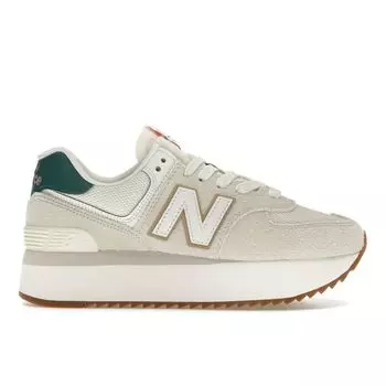 New Balance 574+ Turtledove Vintage Teal Женские кроссовки Крем-морская соль WL574ZKB