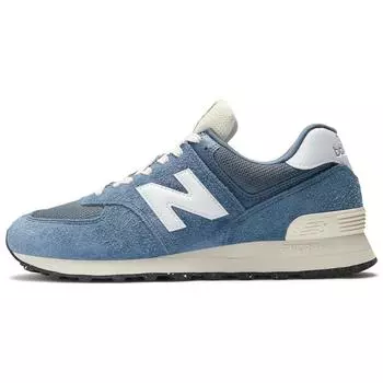 New Balance 574 Винтажные Индиго Унисекс Кроссовки Синие Белые Ангора U574RBJ 39.5