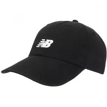 New Balance 6-панельная изогнутая классическая кепка LAH91014BK/1