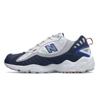 New Balance 703 White Navy Мужские кроссовки Серые ML703BE