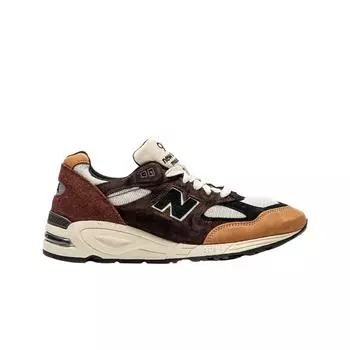 New Balance 990v2 Made in USA Коричнево-бежевые мужские кроссовки M990BB2