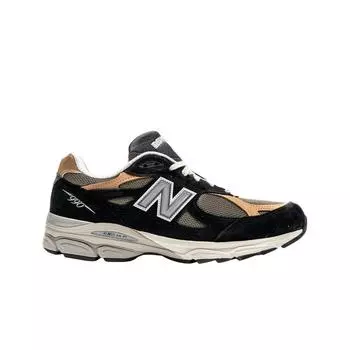 New Balance 990v3 Сделано в США Черные коричневые мужские кроссовки M990BB3