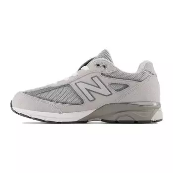 New Balance 990v4 Big Kid Kool Grey Silver Filigree Детские кроссовки GC990GR4 37