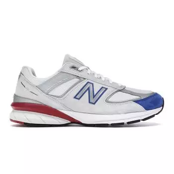 New Balance 990v5 Made in USA США Мужские кроссовки White Numbus-Cloud Team-Royal M990NB5