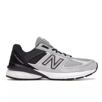 New Balance 990v5 Сделано в США Светло-серые темно-синие мужские кроссовки Черные M990GT5