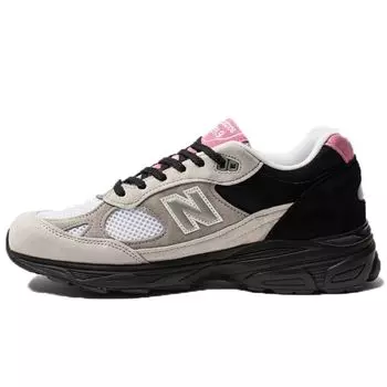 New Balance 991.9 Made In England Серо-Розовые мужские кроссовки Черные M9919FR