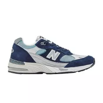 New Balance 991 Made in England Nu Block Женские кроссовки Синие Темно-Бледно-Синие W991NBP