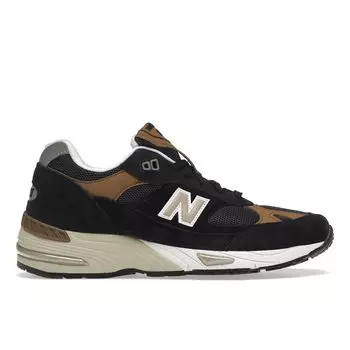 New Balance 991 Made In England Темно-коричневые кроссовки унисекс Синие M991DNB 43