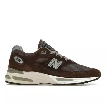 New Balance 991v2 Сделано в Англии Pinecone Мужские кроссовки Коричневый U991BR2 41.5