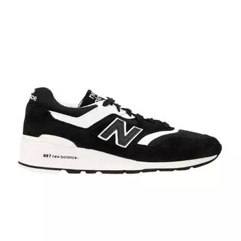 New Balance 997 Made In USA Черные кроссовки унисекс Белые M997BBK