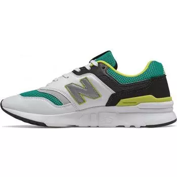 New Balance 997H Зеленые Белые Мужские Кроссовки Черные CM997HZL
